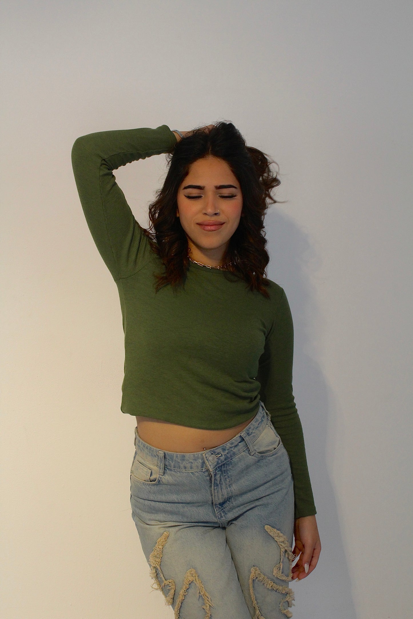 Laylo's Olive Basic Top