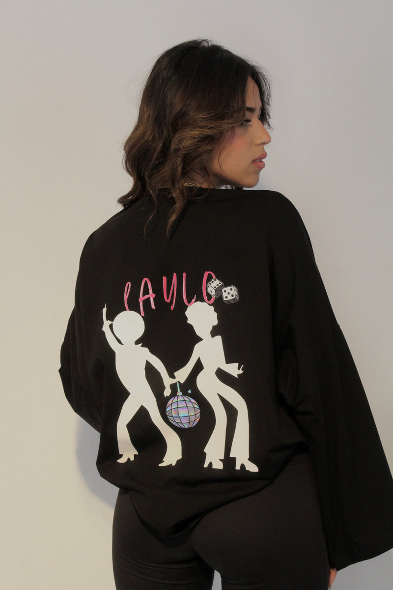 Laylo's Black Tee Long sleeve