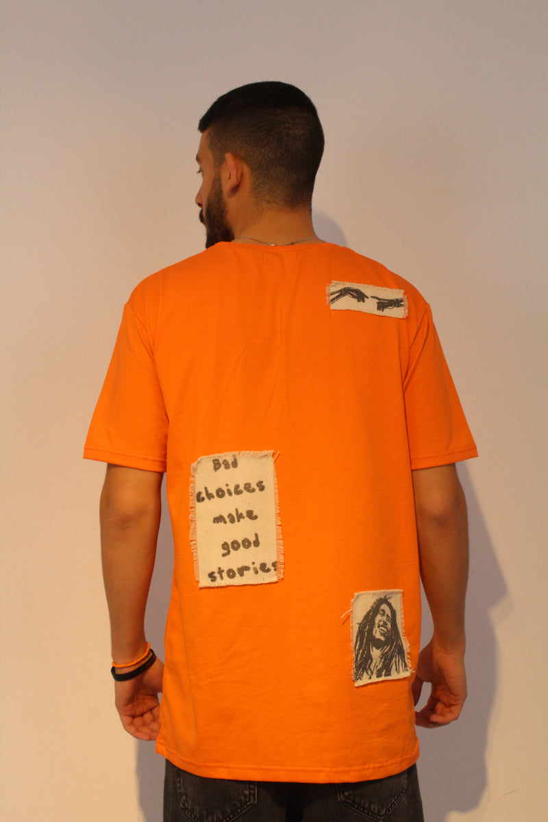 Bad choices Orange Tee short sleeve unisex