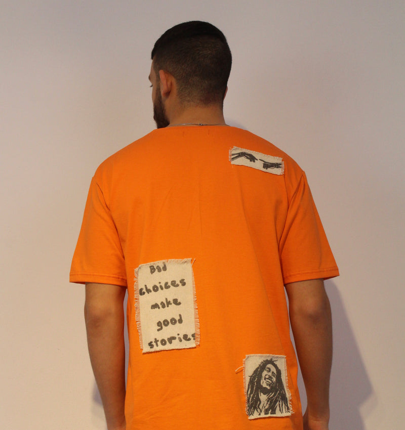 Bad choices Orange Tee short sleeve unisex