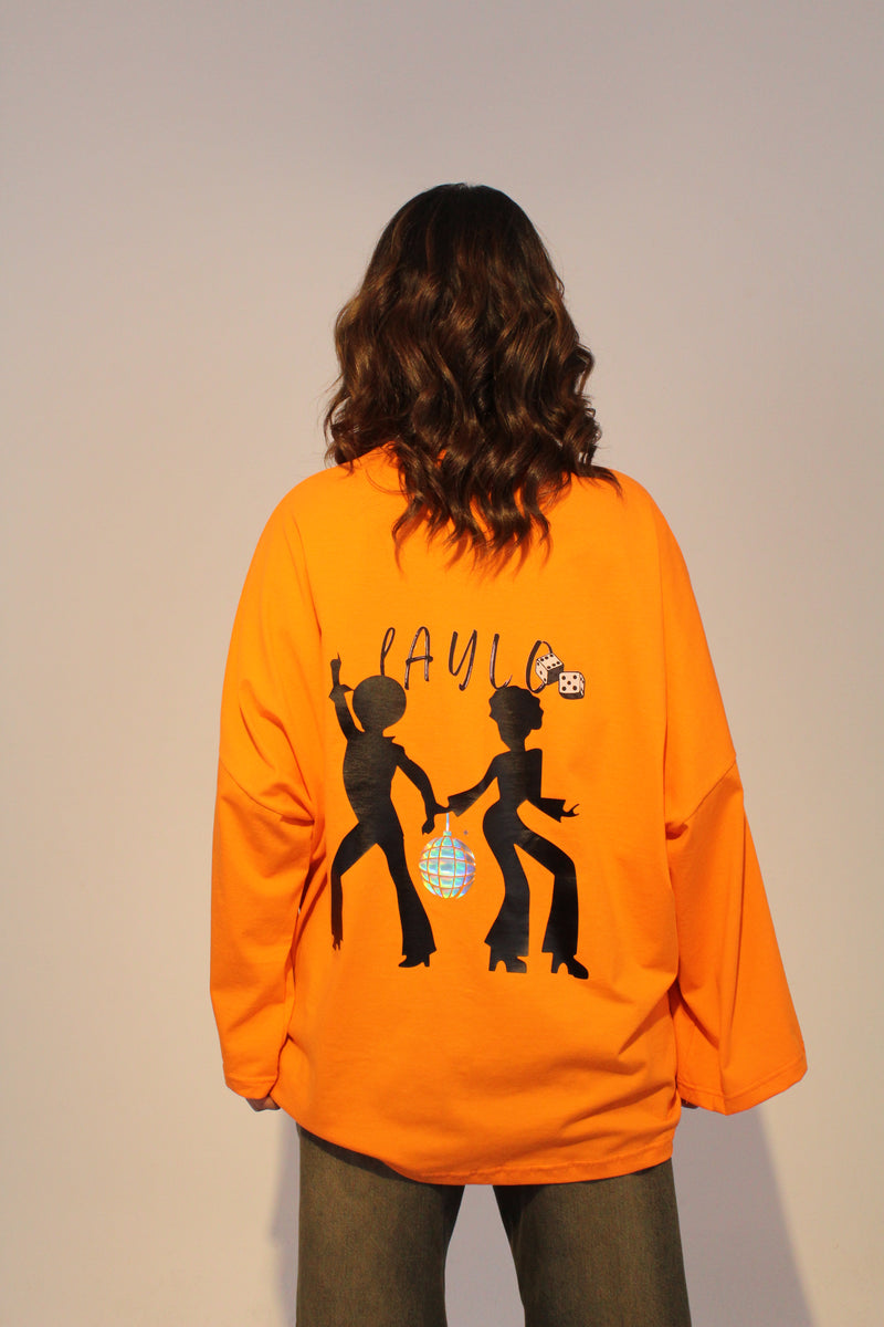 Laylo's Orange Tee Long sleeve