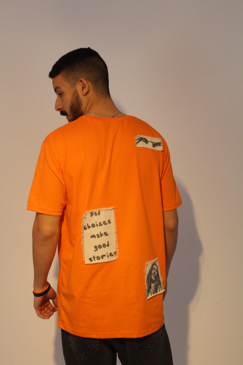 Bad choices Orange Tee short sleeve unisex