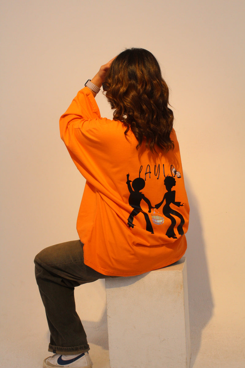 Laylo's Orange Tee Long sleeve