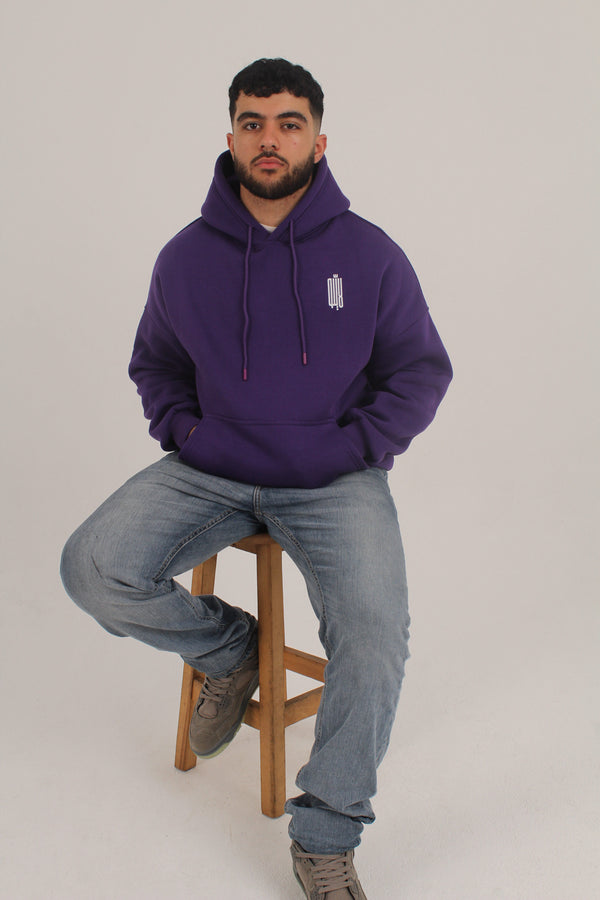 Plain Purple unisex hoodie