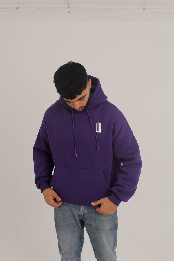 Plain Purple unisex hoodie