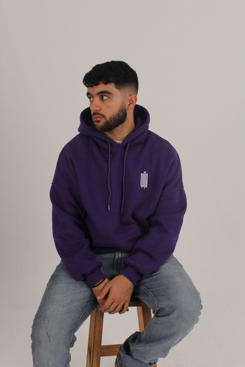 Plain Purple unisex hoodie