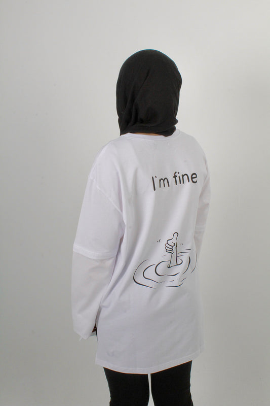 Drowning Long sleeve tee