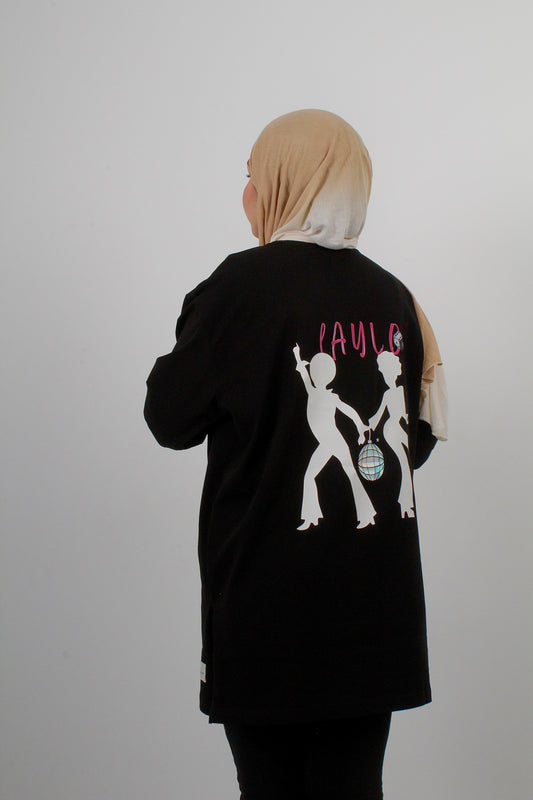 Laylo's black tee - long sleeve
